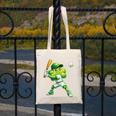 Shamrock Playing Baseball St Patricks Day Men Boys Kid Canvas Tote Bag