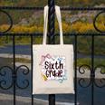 Sixth Grade Back To School For Girls Pink Notebook Canvas Tote Bag Sixth Grade Back To School For Girls Pink Notebook Canvas Tote Bag