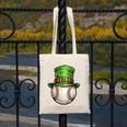 St Patricks Day Baseball Player Leprechaun Hat Men Boys Kids Canvas Tote Bag