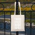 Third Grade Dude First Day Back To School Boys Kids Canvas Tote Bag