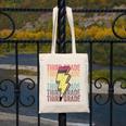 Third Grade Lightning Bolt Pencil 1st Day Of Back To School Canvas Tote Bag