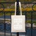 Third Grade Is Making Waves Third Grade Back To School Premium Tri-Blend Canvas Tote Bag