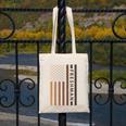 USA Flag Freshman 9th Ninth Grade Back To School Juneteenth Canvas Tote Bag