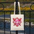 Valentines Day Baseball Boys Ice Cream Drip Heart Youth Kids Canvas Tote Bag