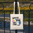 Watch Out Kindergarten Here I Come Cute Cat Back To School Canvas Tote Bag Watch Out Kindergarten Here I Come Cute Cat Back To School Canvas Tote Bag