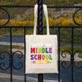 Watch Out Middle School Here I Come Back To School Canvas Tote Bag Watch Out Middle School Here I Come Back To School Canvas Tote Bag
