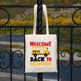 Welcome Back To School For Bus Drivers First Day Of School Canvas Tote Bag Welcome Back To School For Bus Drivers First Day Of School Canvas Tote Bag