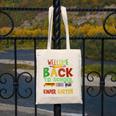 Welcome Back To School Kinder Garten First Day Of School Kid Canvas Tote Bag