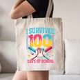 100 Days Of School Baseball Drip 100 Days Boy Girl Kids Canvas Tote Bag