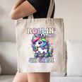 4th Grade Back To School First Day Girls Rollin Unicorn Canvas Tote Bag 4th Grade Back To School First Day Girls Rollin Unicorn Canvas Tote Bag