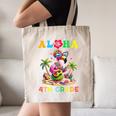 Aloha Fourth Grade Flamingo Hawaii Back To School Kids Girl Premium Tri-Blend Canvas Tote Bag Aloha Fourth Grade Flamingo Hawaii Back To School Kids Girl Premium Tri-Blend Canvas Tote Bag