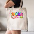 Aloha Pre-K Tropical Floral Beach Silly Goose Back To School Canvas Tote Bag