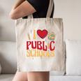 Back To School Education I Love Public Schools Canvas Tote Bag Back To School Education I Love Public Schools Canvas Tote Bag