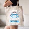 Back To School First Day Of Preschool Police Car Boys Canvas Tote Bag