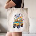 Back To School Koala School Bus 100 Days Of School Canvas Tote Bag Back To School Koala School Bus 100 Days Of School Canvas Tote Bag