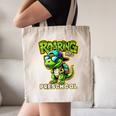 Back To School Preschool Dinosaur First Day Of School Boy Canvas Tote Bag Back To School Preschool Dinosaur First Day Of School Boy Canvas Tote Bag