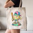 Baseball Drip For Boys Ice Cream Drip Baseball Sport Canvas Tote Bag
