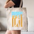 Baseball Drip Dripping Ice Cream Sport Player American Flag Canvas Tote Bag Baseball Drip Dripping Ice Cream Sport Player American Flag Canvas Tote Bag