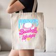 Baseball Life Lifestyle Home Plate Ice Cream Drip Men Boys Canvas Tote Bag Baseball Life Lifestyle Home Plate Ice Cream Drip Men Boys Canvas Tote Bag