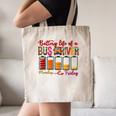 Battery Life Of A Bus Driver First Day Back To School Canvas Tote Bag
