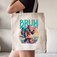 Boys Modern Bruh Big Foot Back To School Graphic Canvas Tote Bag Boys Modern Bruh Big Foot Back To School Graphic Canvas Tote Bag
