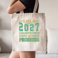 Class Of 2027 Countdown In Progress Fun Back To School Retro Canvas Tote Bag Class Of 2027 Countdown In Progress Fun Back To School Retro Canvas Tote Bag