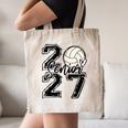 Class Of 2027 Volleyball Senior 2027 Back To School Canvas Tote Bag