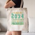 Class Of 2034 Countdown In Progress Fun Back To School Retro Canvas Tote Bag Class Of 2034 Countdown In Progress Fun Back To School Retro Canvas Tote Bag
