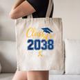 Class Of 2038 Grow With Me Kindergarten Back To School Canvas Tote Bag