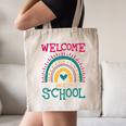 Cute Welcome Back To School First Day Of School First Day Canvas Tote Bag Cute Welcome Back To School First Day Of School First Day Canvas Tote Bag