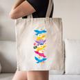 Eagle Colorful Rainbow Back To School Kids Boys Girls Canvas Tote Bag