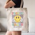 Fourth Grade Dream Team Smile Face Back To School 4th Grade Canvas Tote Bag