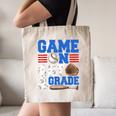 Game On First Grade Boy Baseball Back To School Canvas Tote Bag Game On First Grade Boy Baseball Back To School Canvas Tote Bag