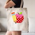 Girls Back To School Apple Toddler First Day Of Preschool Canvas Tote Bag