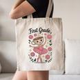 Girls Back To School Cappuccina Italian Brainrot First Grade Canvas Tote Bag Girls Back To School Cappuccina Italian Brainrot First Grade Canvas Tote Bag