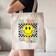Girls Kindergarten Vibes Smile Face Back To School Kinder Canvas Tote Bag Girls Kindergarten Vibes Smile Face Back To School Kinder Canvas Tote Bag