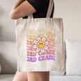 Groovy 3rd Grade Back To School Retro Groovy Third Grade Canvas Tote Bag