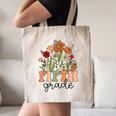 Groovy Fifth Grade Wildflowers Back To School 5th Grade Canvas Tote Bag Groovy Fifth Grade Wildflowers Back To School 5th Grade Canvas Tote Bag