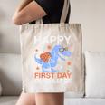 Happy First Day Of CollegeRex Dinosaur Back To School Canvas Tote Bag Happy First Day Of CollegeRex Dinosaur Back To School Canvas Tote Bag