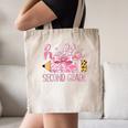 Hello Second Grade Pencil Tie Dye Coquette Back To School Canvas Tote Bag Hello Second Grade Pencil Tie Dye Coquette Back To School Canvas Tote Bag