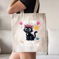 It's Fine I'm Fine Everything Is Fine Cat Back To School Canvas Tote Bag