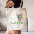 Just a Girl Who Loves Geography Back To School Kids Girls Canvas Tote Bag
