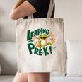 Leaping Into Pre-K Jumping Tree Frog Back To School Fun Canvas Tote Bag Leaping Into Pre-K Jumping Tree Frog Back To School Fun Canvas Tote Bag