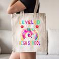 Leveled Up To High School Gaming Fun Back To School Tie Dye Canvas Tote Bag Leveled Up To High School Gaming Fun Back To School Tie Dye Canvas Tote Bag