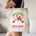 Most Likely To Play Baseball With Santa Christmas Pajamas Canvas Tote Bag Most Likely To Play Baseball With Santa Christmas Pajamas Canvas Tote Bag