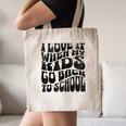 I Love It When My Kids Go Back To School Canvas Tote Bag