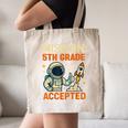 Mission Fifth 5th Grade Accepted Astronaut Back To School Canvas Tote Bag