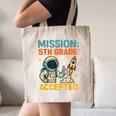 Mission Fifth 5th Grade Accepted Back To School Vintage Canvas Tote Bag