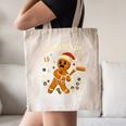 Oh Snap Gingerbreadman Christmas Baseball Canvas Tote Bag