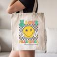 Peace Love Preschool Smile Face Back To School PRESCHOOL Canvas Tote Bag Peace Love Preschool Smile Face Back To School PRESCHOOL Canvas Tote Bag